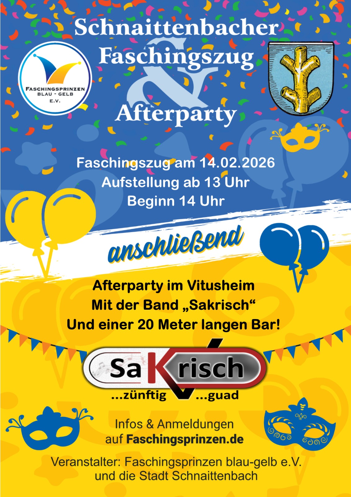 Faschingszug Schnaittenbach 2026